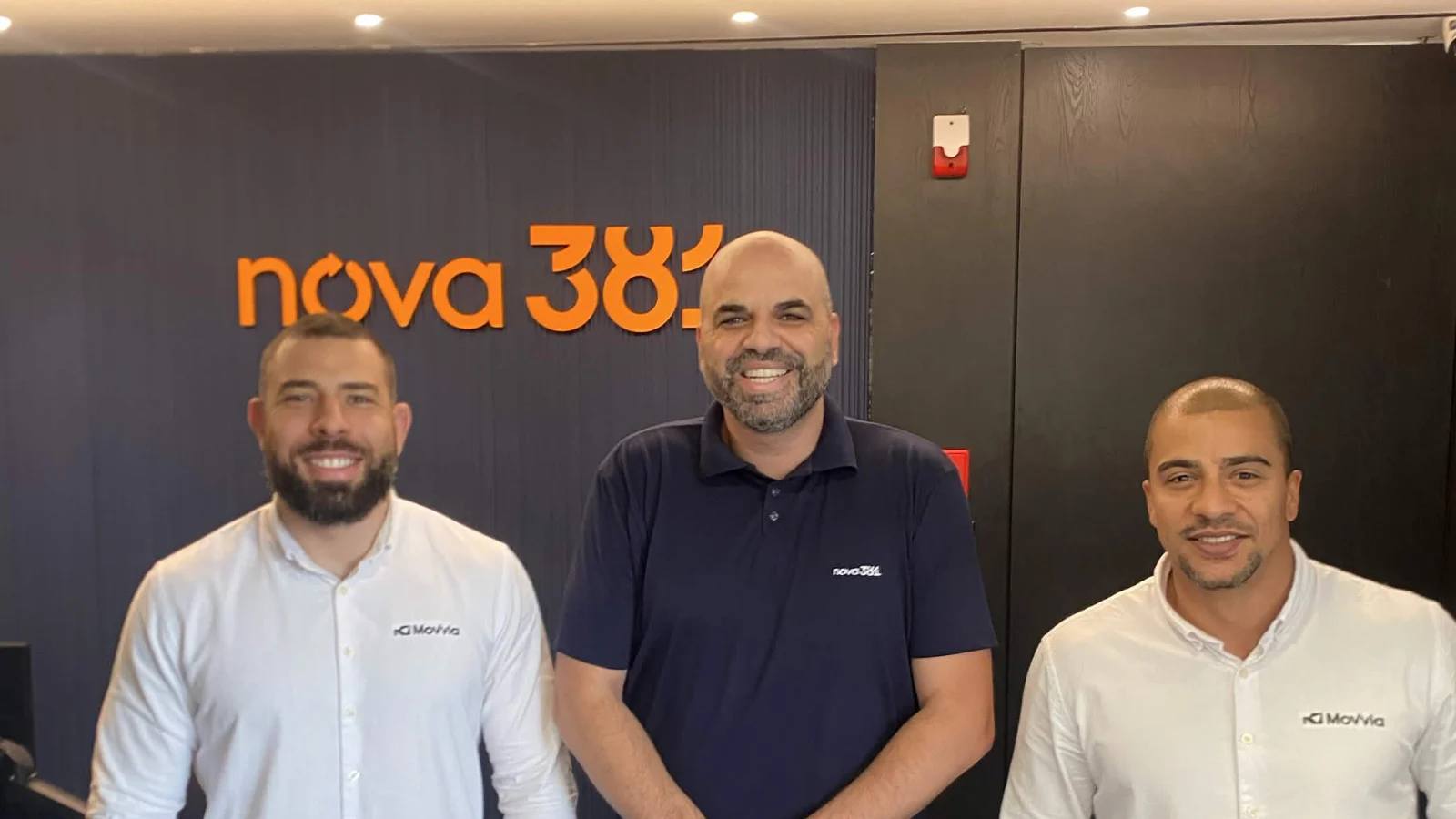 Free Flow na BR-381/MG: equipe da Movvia (Pedro Hermano, CEO, e Rannan Blumen, gerente comercial) na visita técnica à operação de pedágio eletrônico da Nova 381